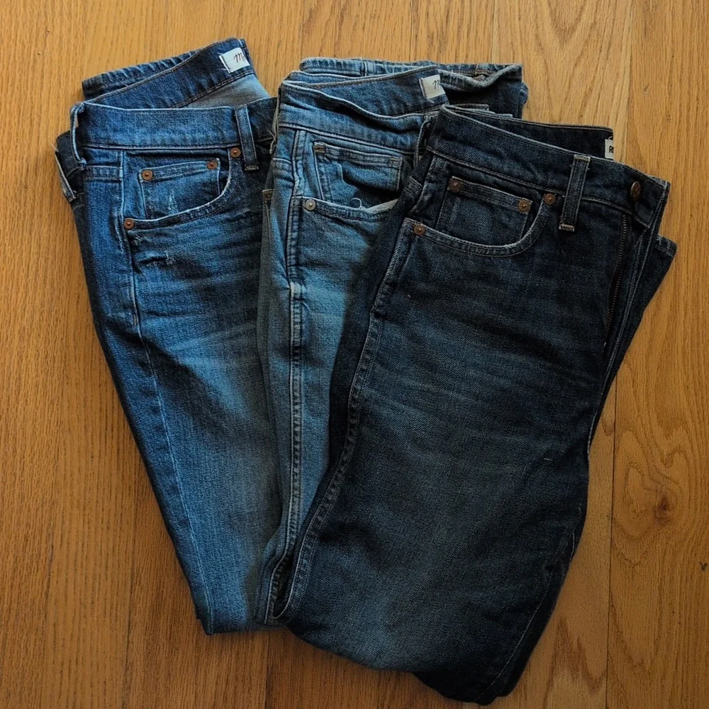 Lot of Madewell Jeans: High Waisted, Mid rise, And 90s bootcut - Picture 5 of 8